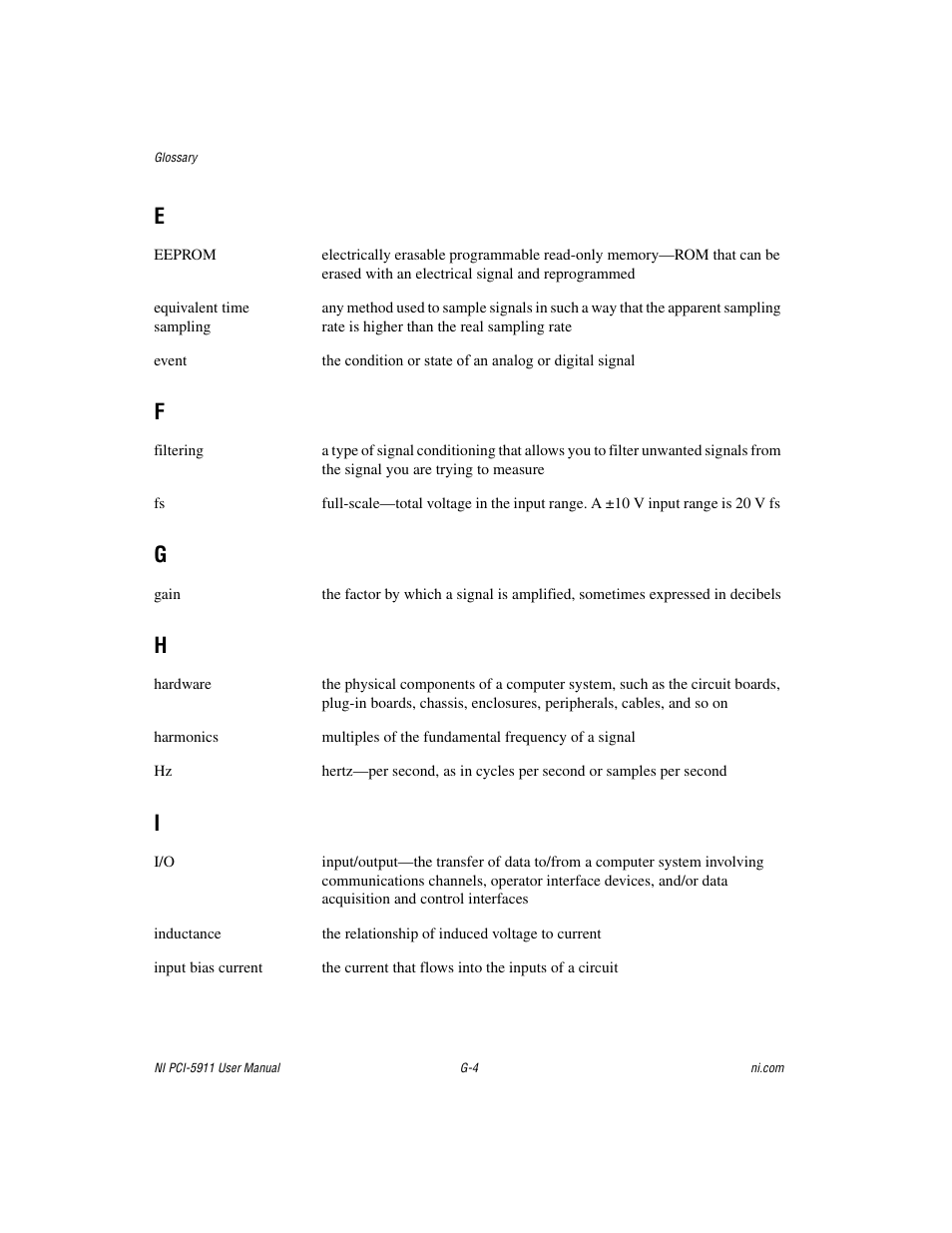 National Instruments NI PCI-5911 User Manual | Page 42 / 51