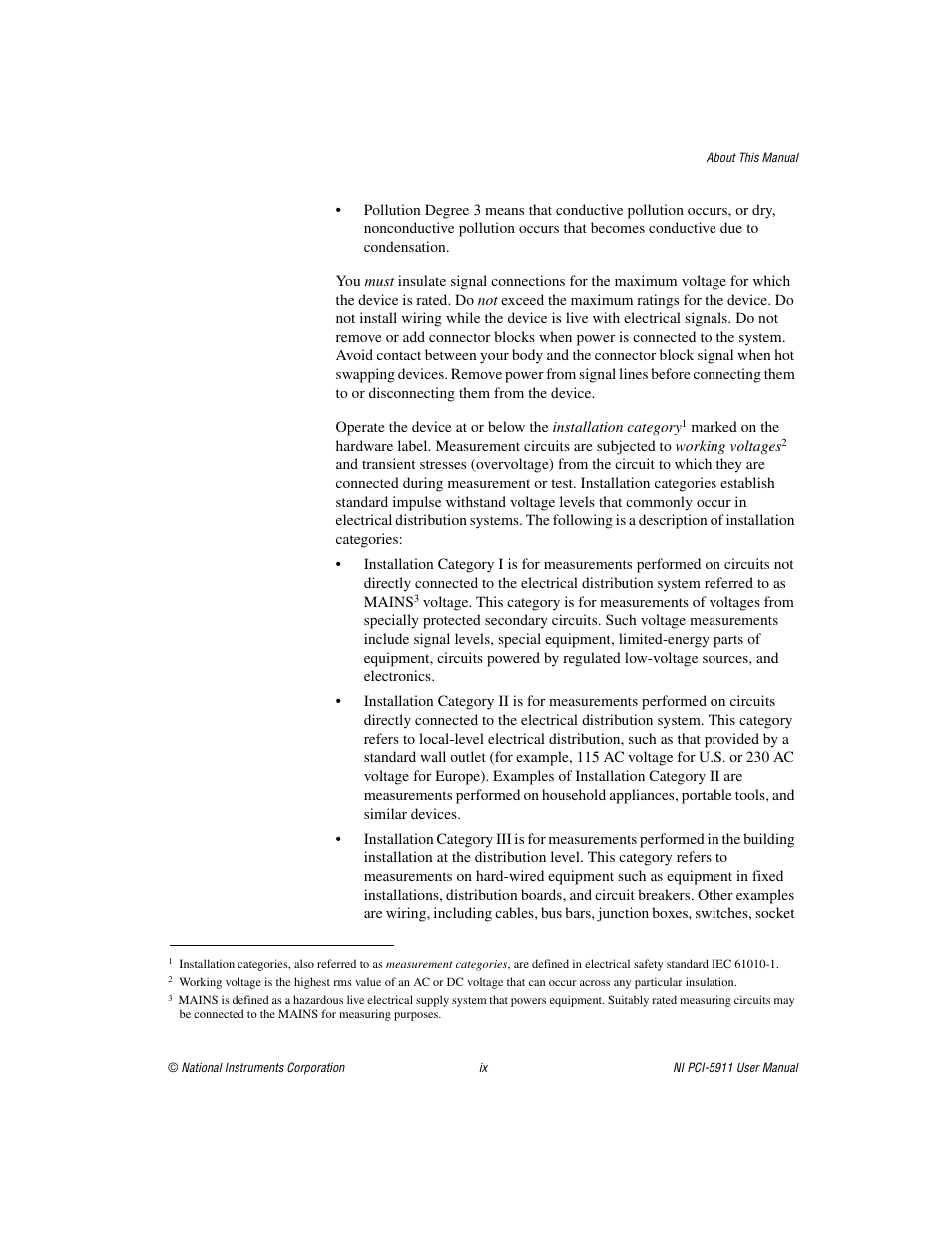 National Instruments NI PCI-5911 User Manual | Page 9 / 51