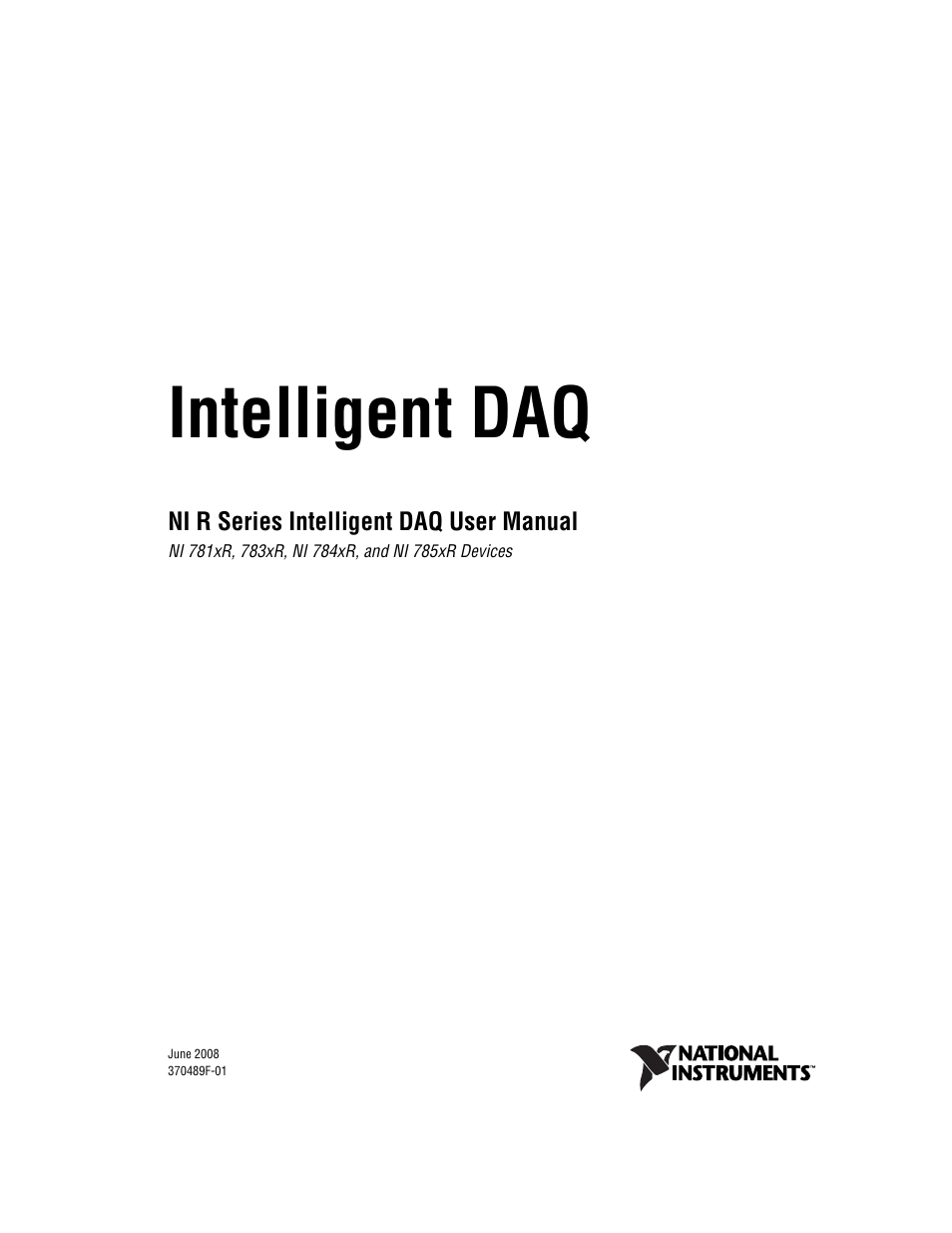 National Instruments NI 785xR User Manual | 74 pages