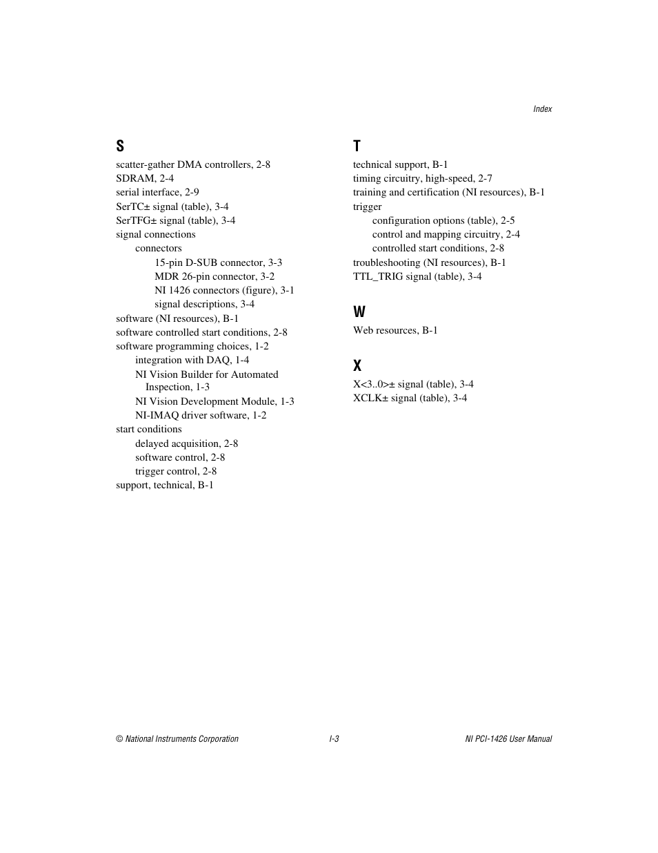 National Instruments Interface Device NI PCI-1426 User Manual | Page 35 / 35