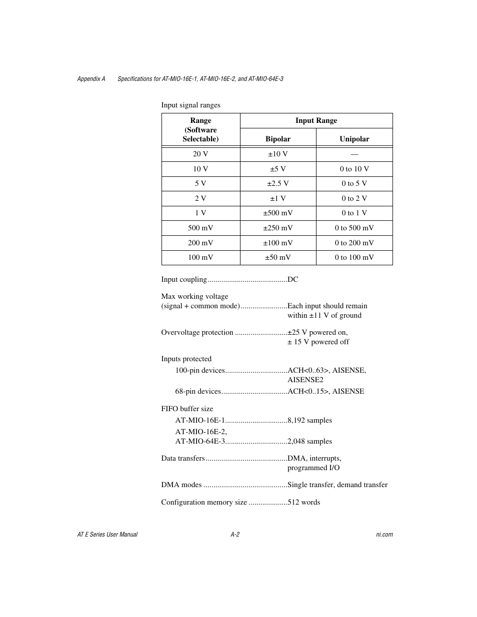 National Instruments AT E Series User Manual | Page 107 / 184