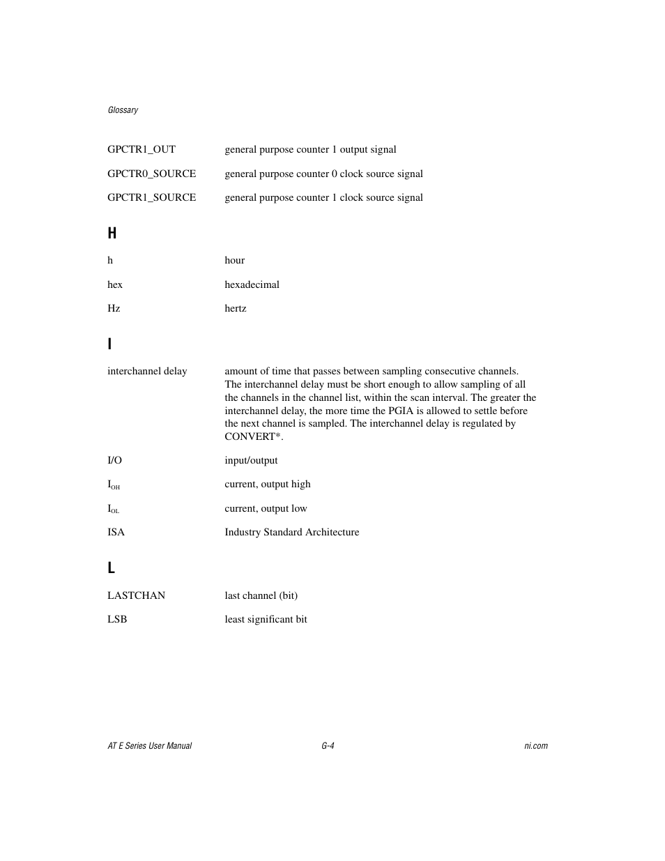 National Instruments AT E Series User Manual | Page 167 / 184