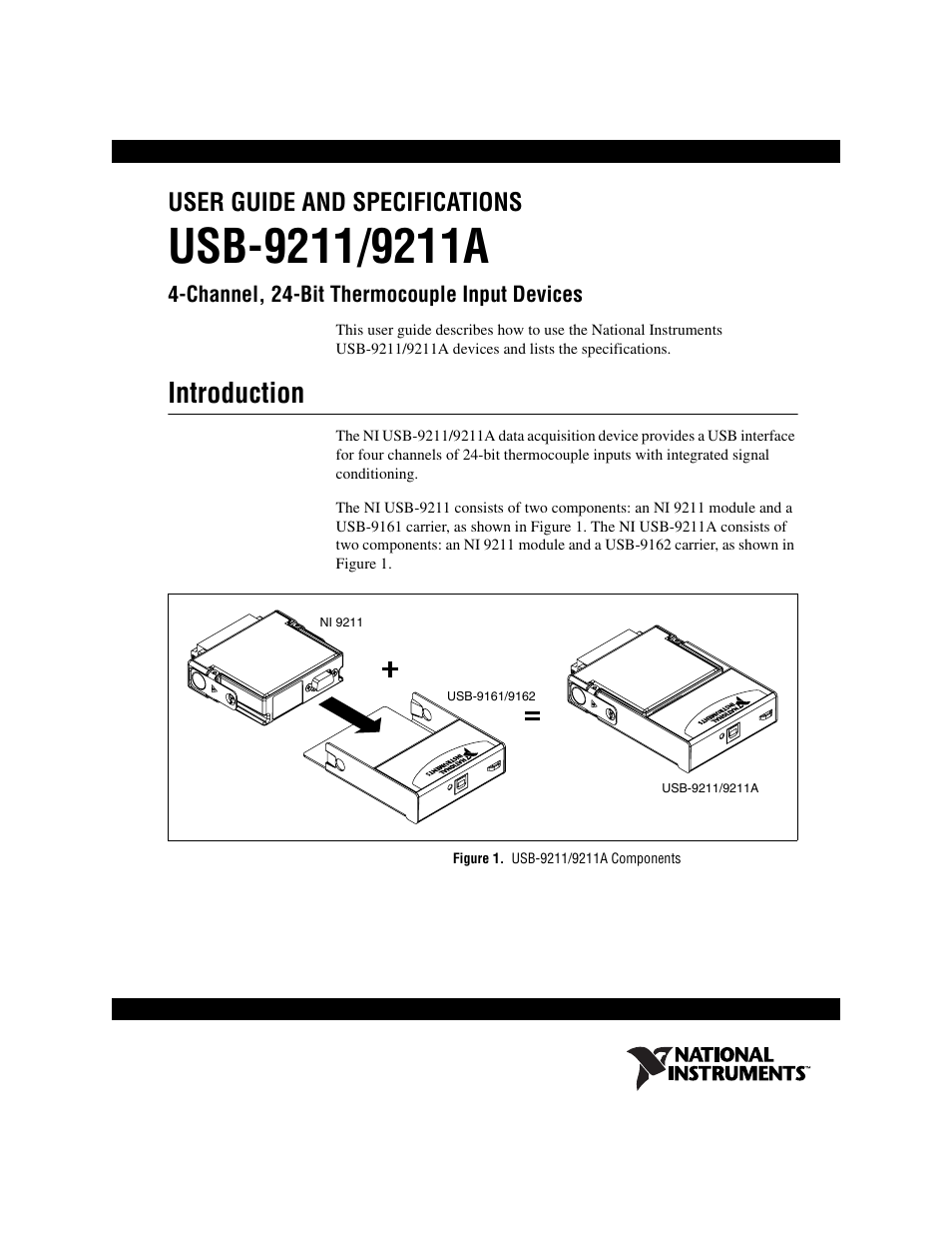 National Instruments 9211 User Manual | 19 pages