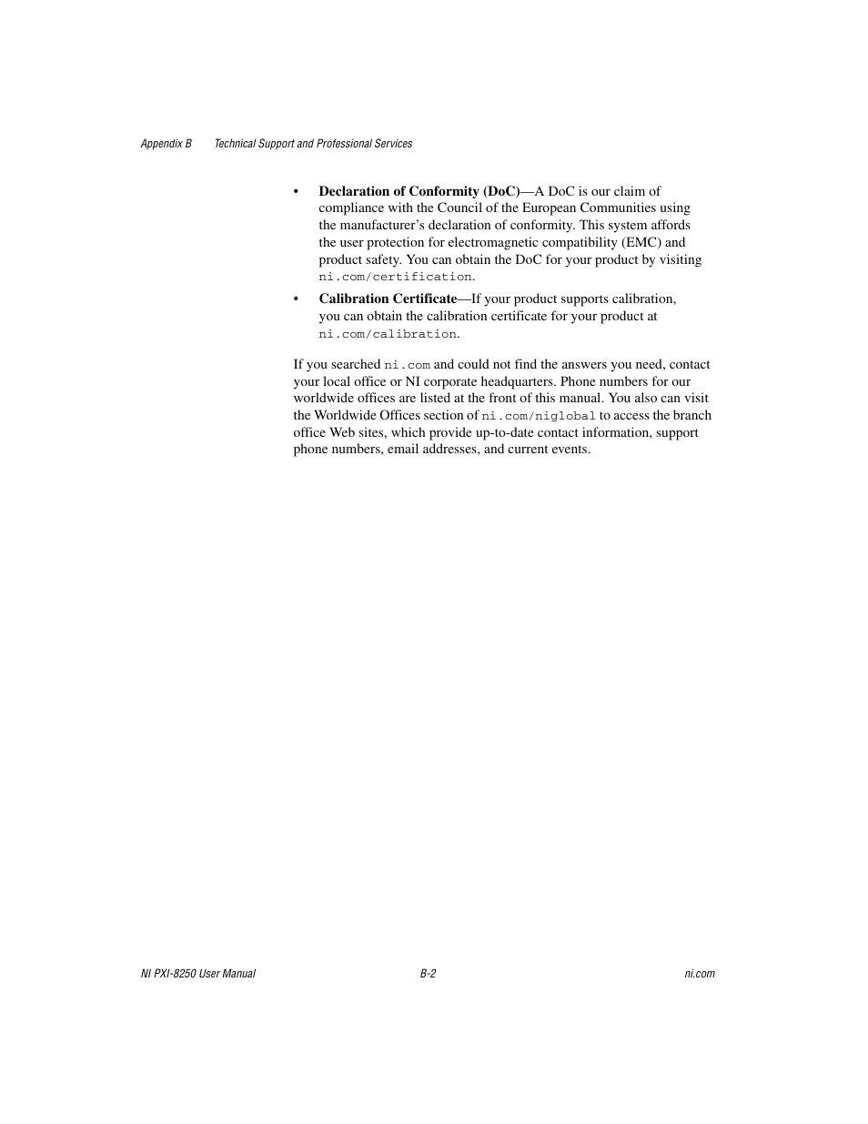 National Instruments Module NI PXI-8250 User Manual | Page 31 / 39