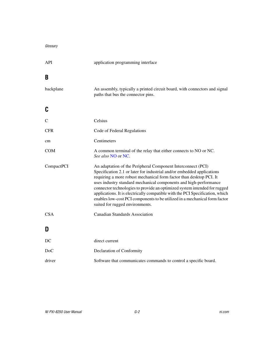 National Instruments Module NI PXI-8250 User Manual | Page 33 / 39