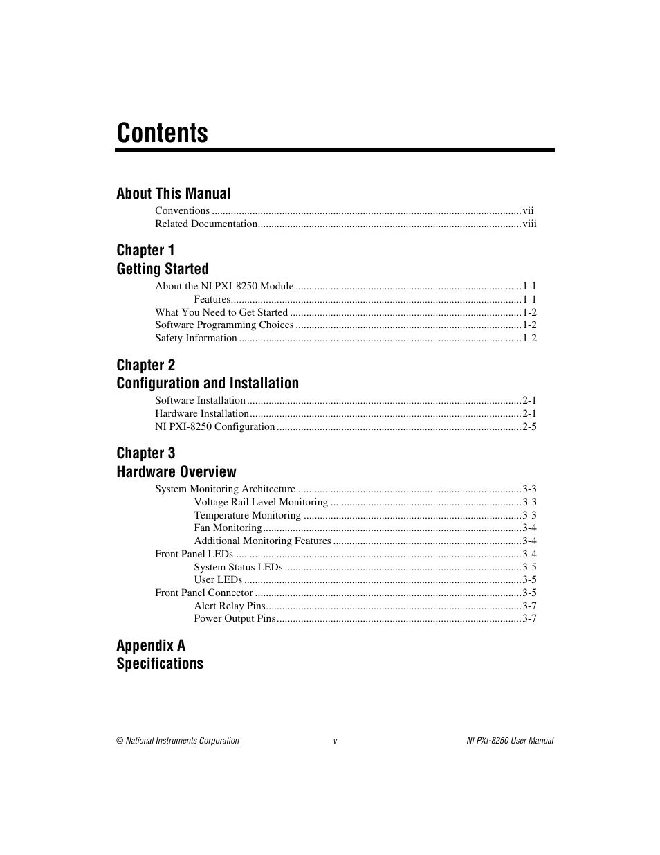 National Instruments Module NI PXI-8250 User Manual | Page 4 / 39