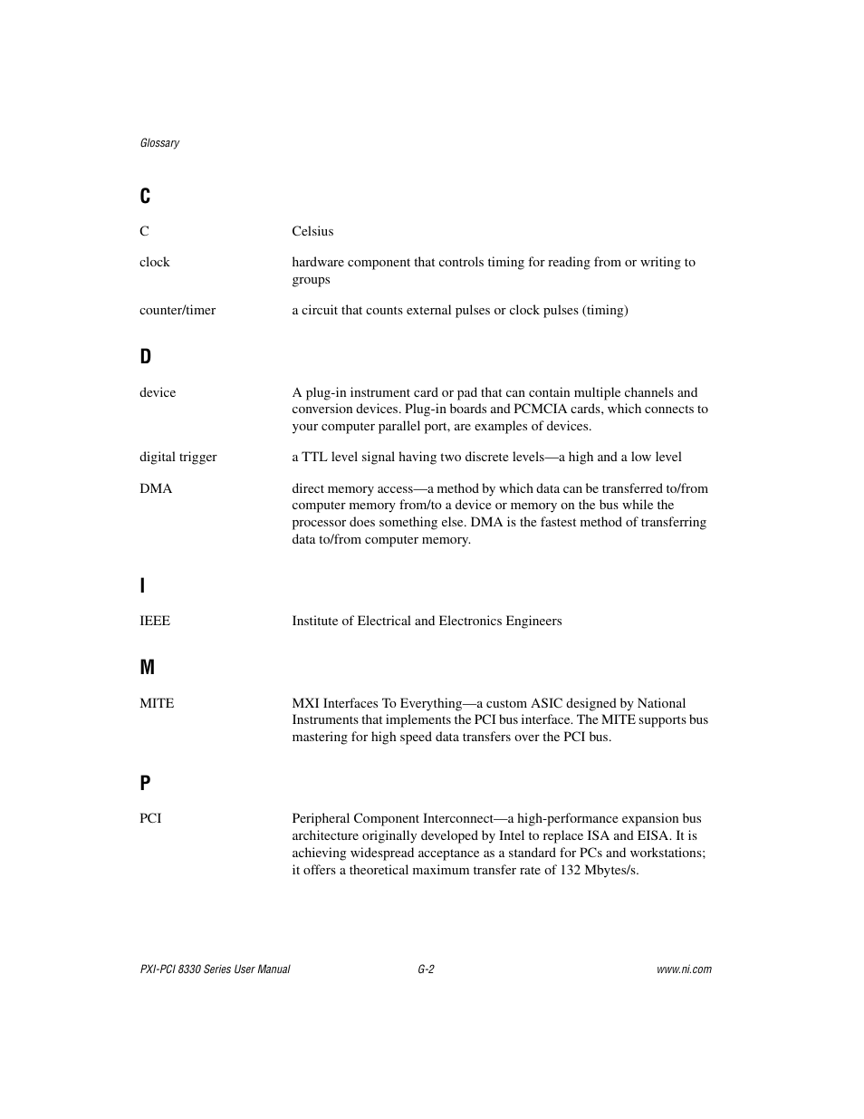 National Instruments 8330 Series User Manual | Page 27 / 30