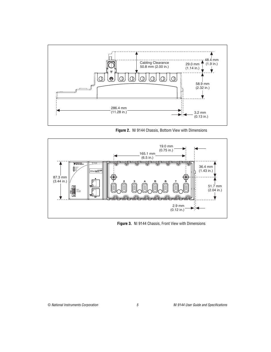 National Instruments Deterministic Ethernet Expansion Chassis NI 9144 User Manual | Page 5 / 65