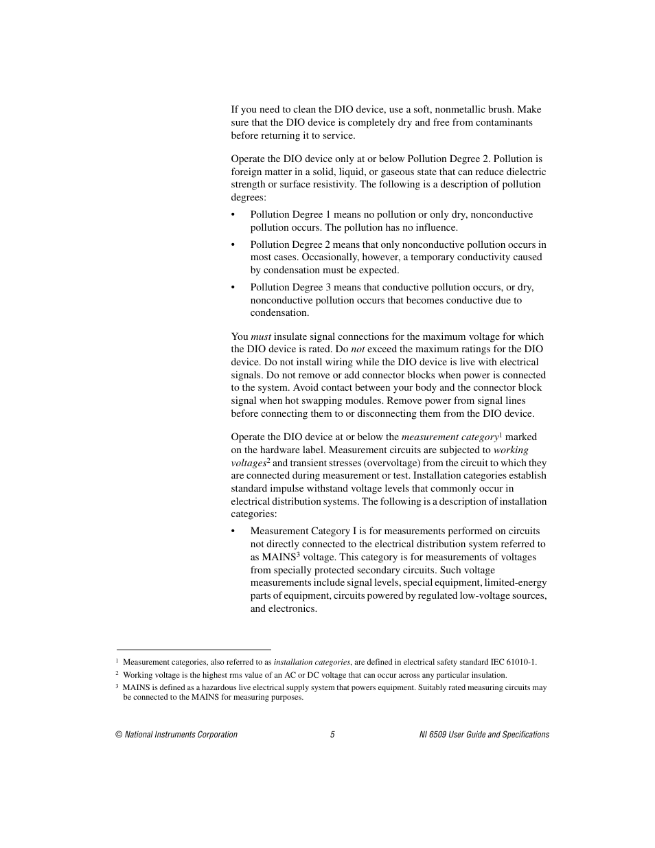 National Instruments NI 6509 User Manual | Page 5 / 23