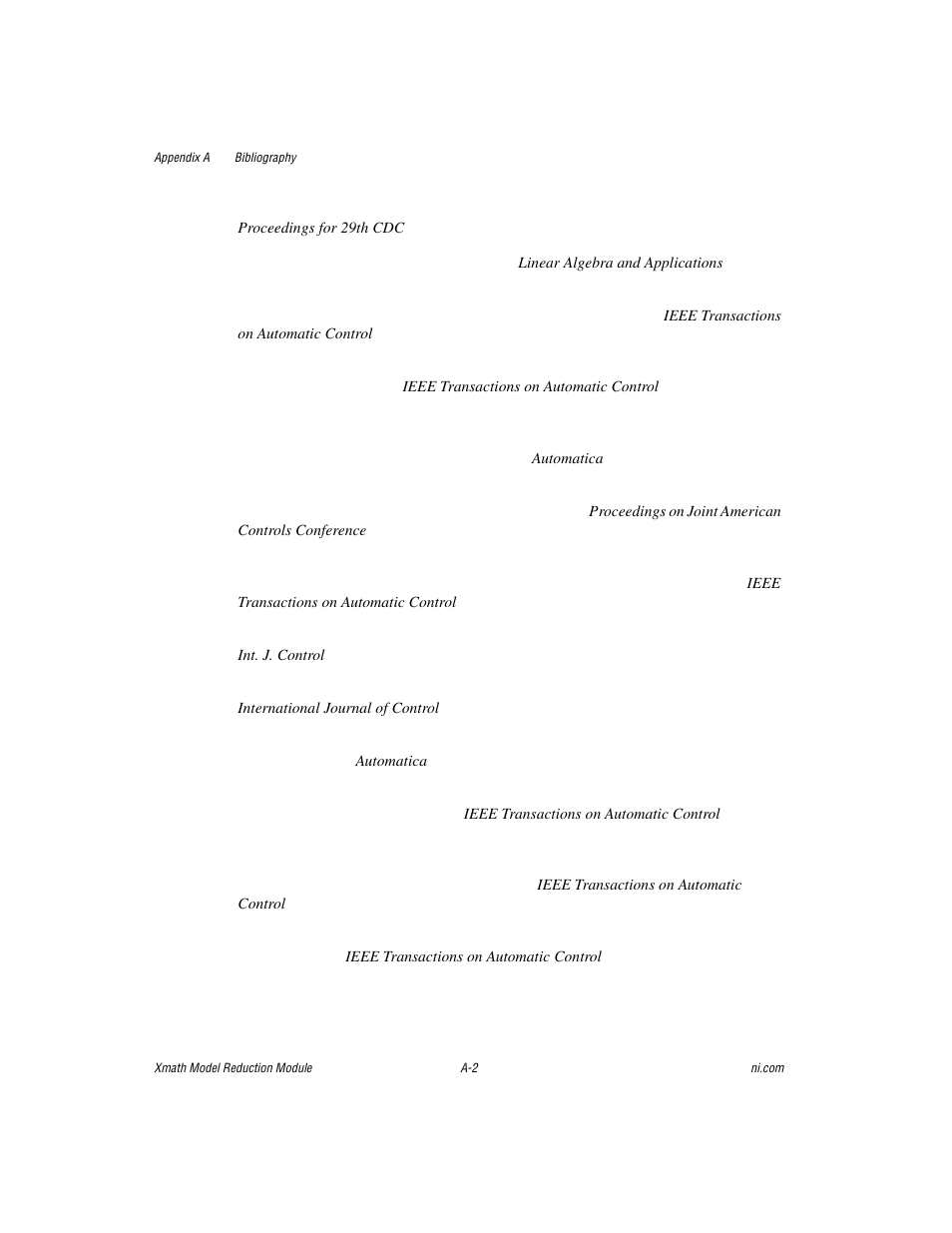National Instruments NI MATRIXx Xmath User Manual | Page 120 / 127