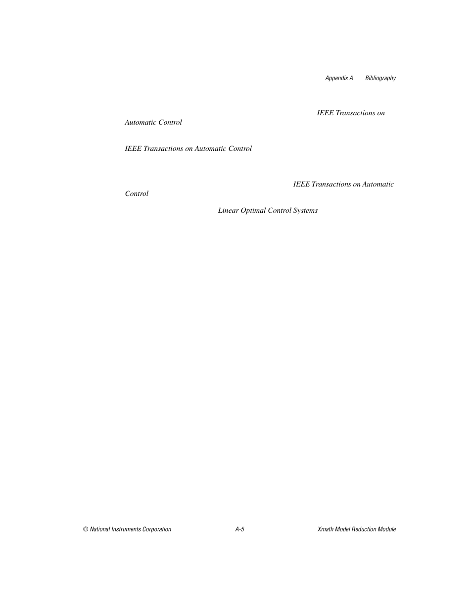 National Instruments NI MATRIXx Xmath User Manual | Page 123 / 127