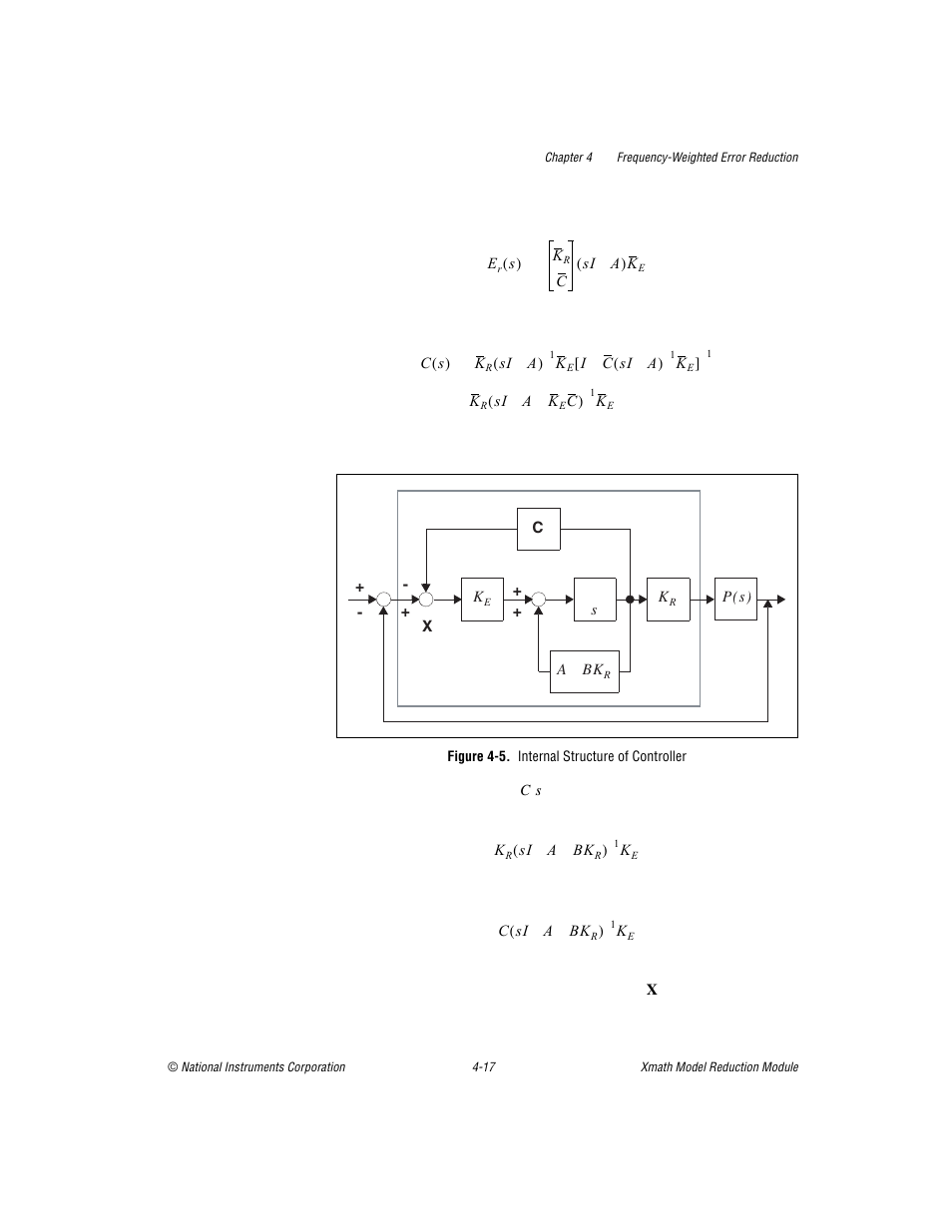 Figure 4-5. internal structure of controller | National Instruments NI MATRIXx Xmath User Manual | Page 87 / 127