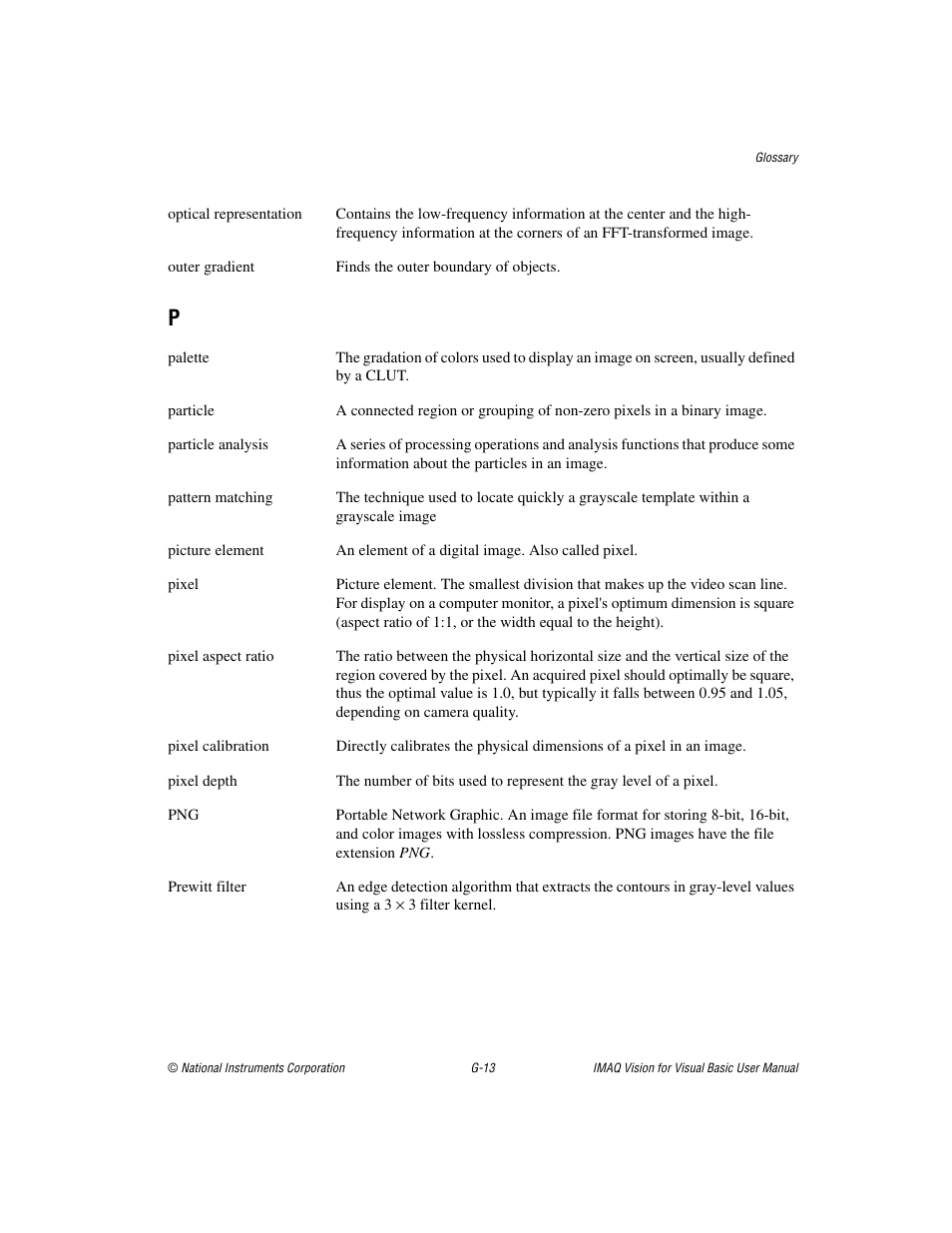 National Instruments IMAQTM User Manual | Page 110 / 121