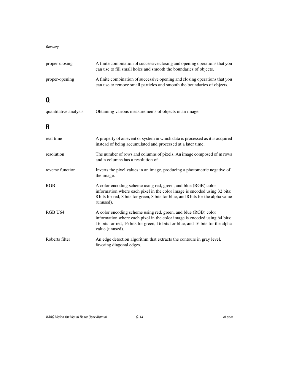 National Instruments IMAQTM User Manual | Page 111 / 121