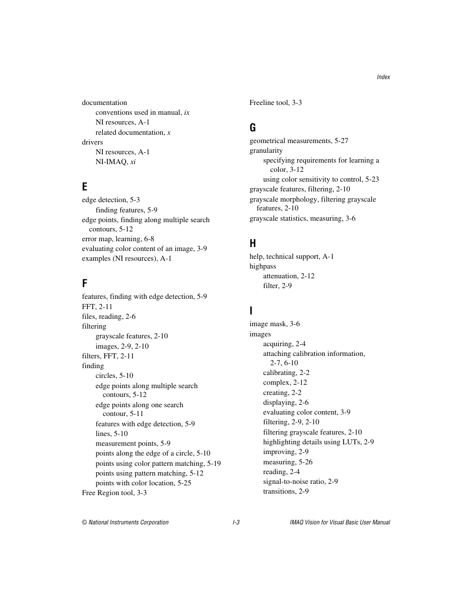 National Instruments IMAQTM User Manual | Page 117 / 121