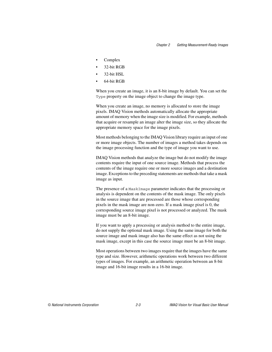 National Instruments IMAQTM User Manual | Page 20 / 121