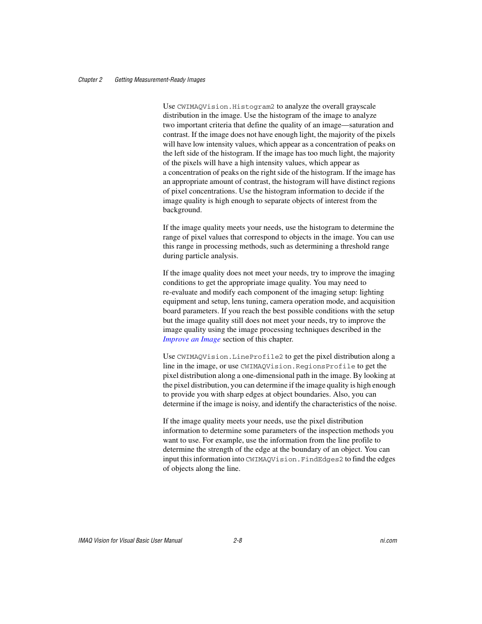 National Instruments IMAQTM User Manual | Page 25 / 121