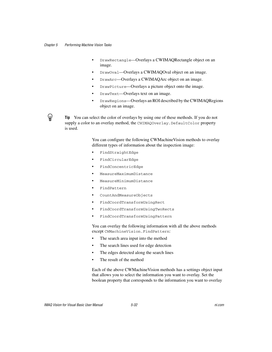 National Instruments IMAQTM User Manual | Page 84 / 121