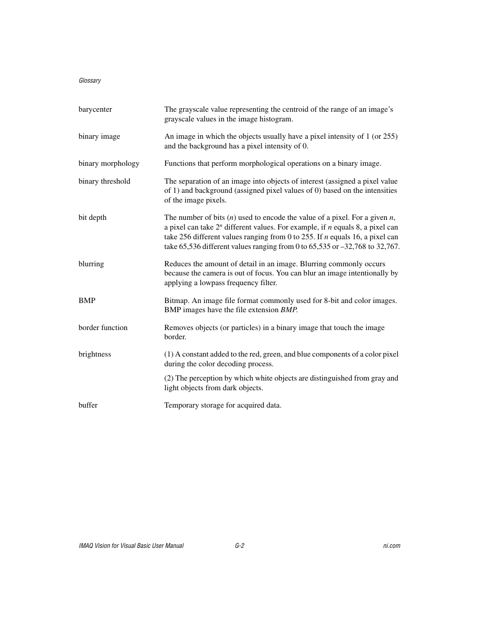 National Instruments IMAQTM User Manual | Page 99 / 121