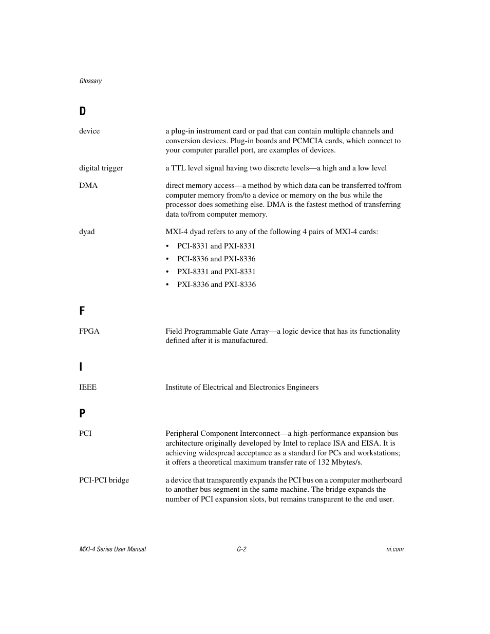 National Instruments PCI-8331 User Manual | Page 40 / 43