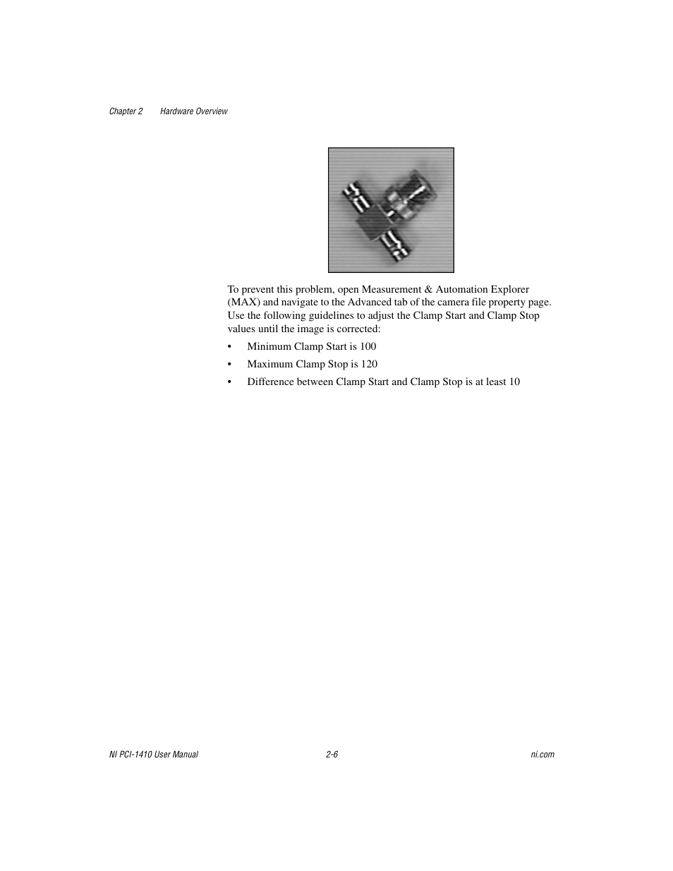 National Instruments Monochrome Image Acquisition Device NI 1410 User Manual | Page 18 / 34