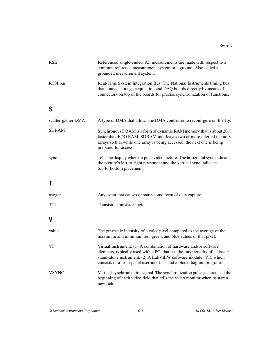 National Instruments Monochrome Image Acquisition Device NI 1410 User Manual | Page 31 / 34