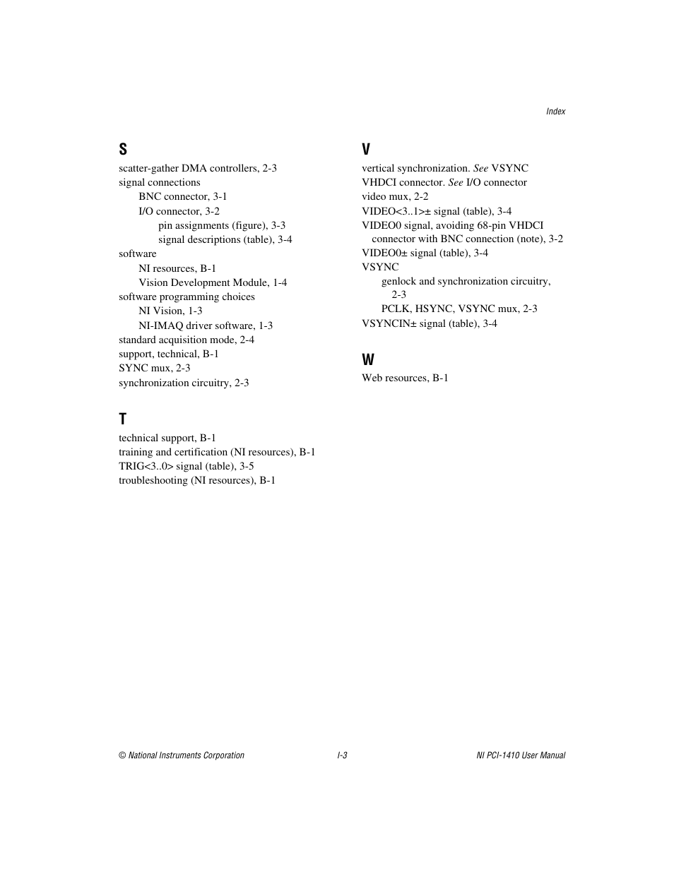 National Instruments Monochrome Image Acquisition Device NI 1410 User Manual | Page 34 / 34