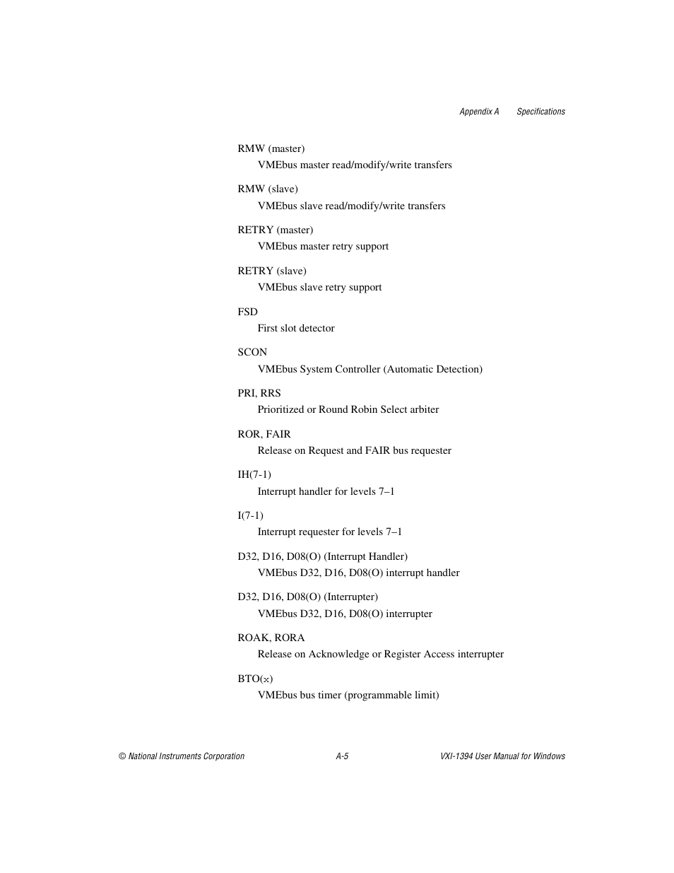 National Instruments VXI-1394 User Manual | Page 37 / 74