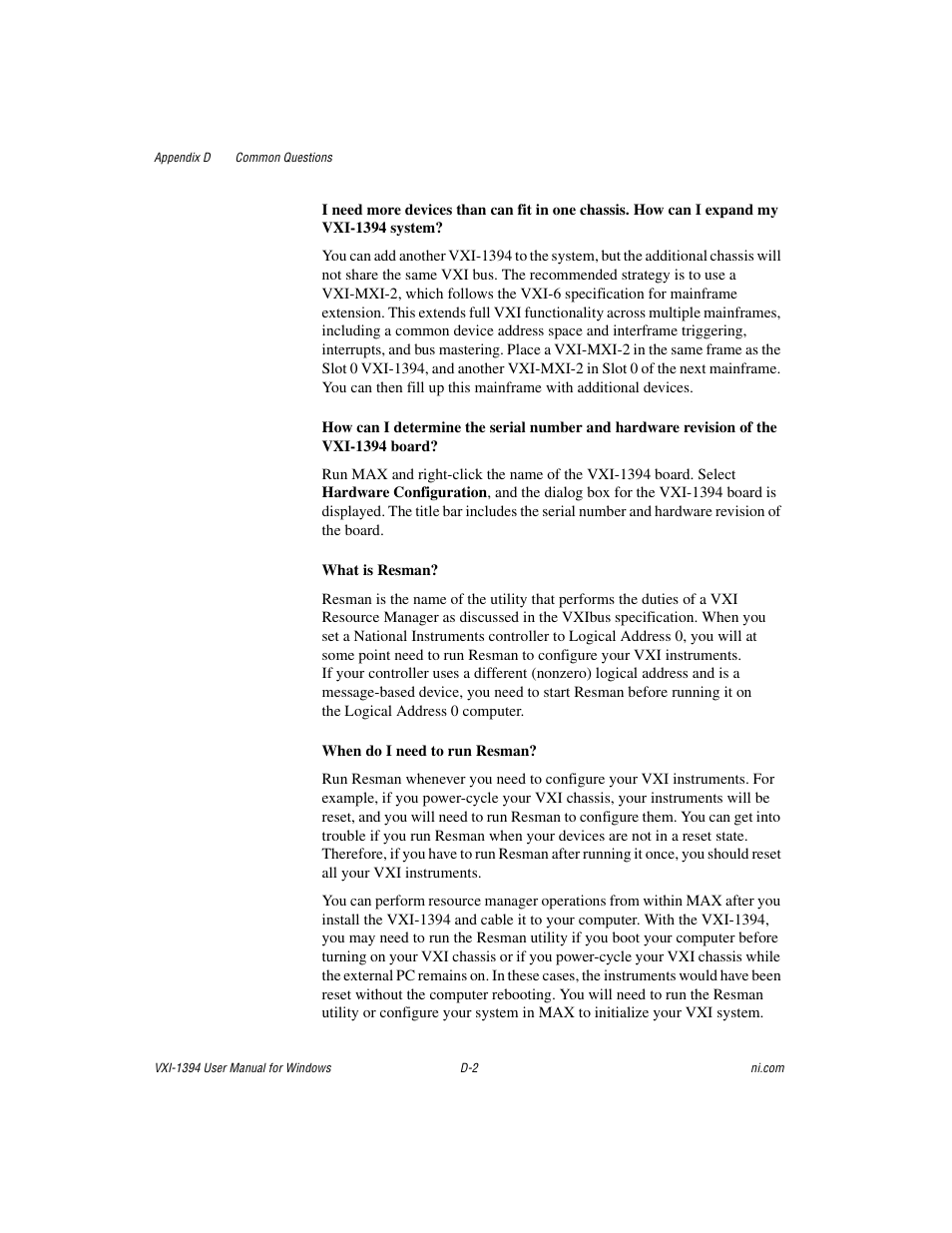 National Instruments VXI-1394 User Manual | Page 55 / 74