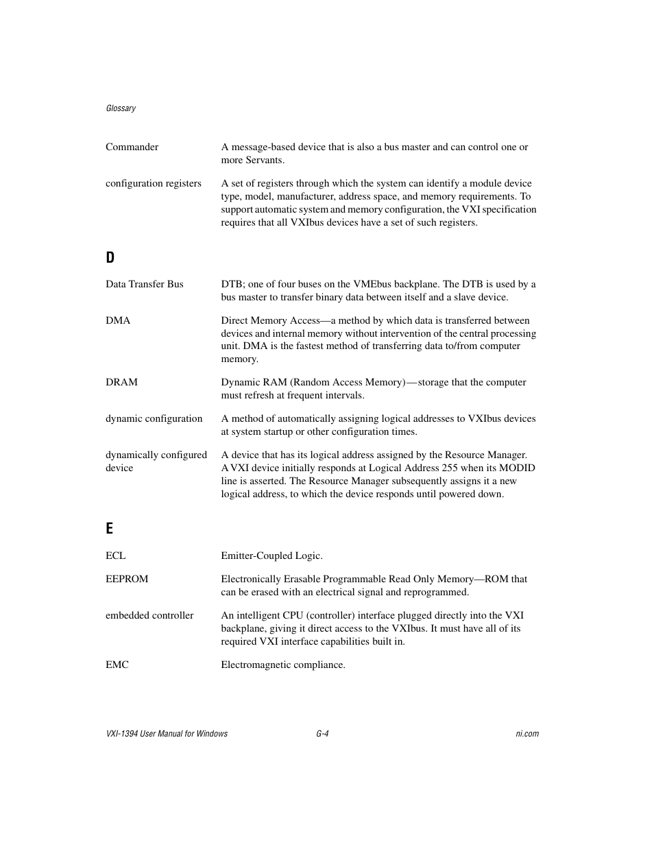 National Instruments VXI-1394 User Manual | Page 64 / 74