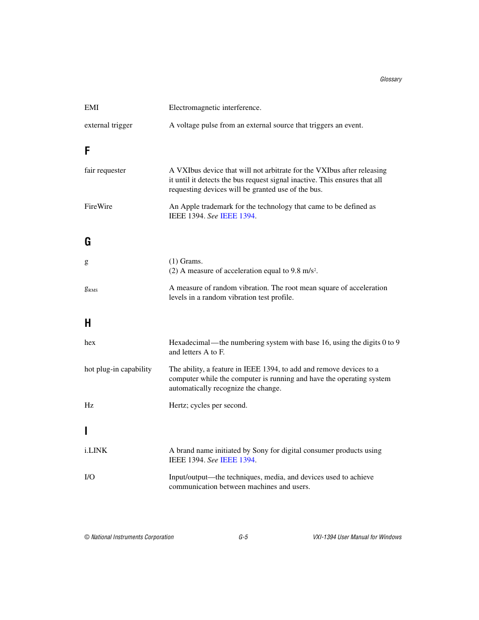 National Instruments VXI-1394 User Manual | Page 65 / 74