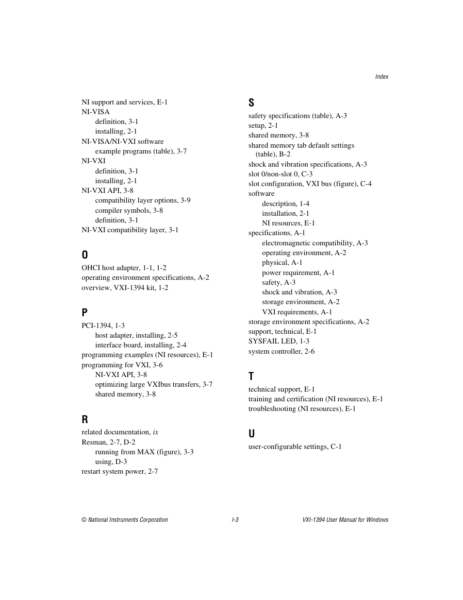 National Instruments VXI-1394 User Manual | Page 73 / 74