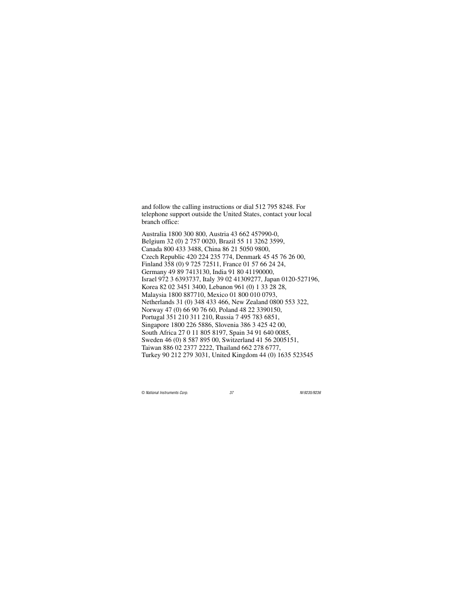 National Instruments NI 9236 User Manual | Page 37 / 38