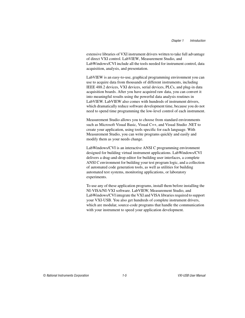 National Instruments VXI-USB User Manual | Page 13 / 61