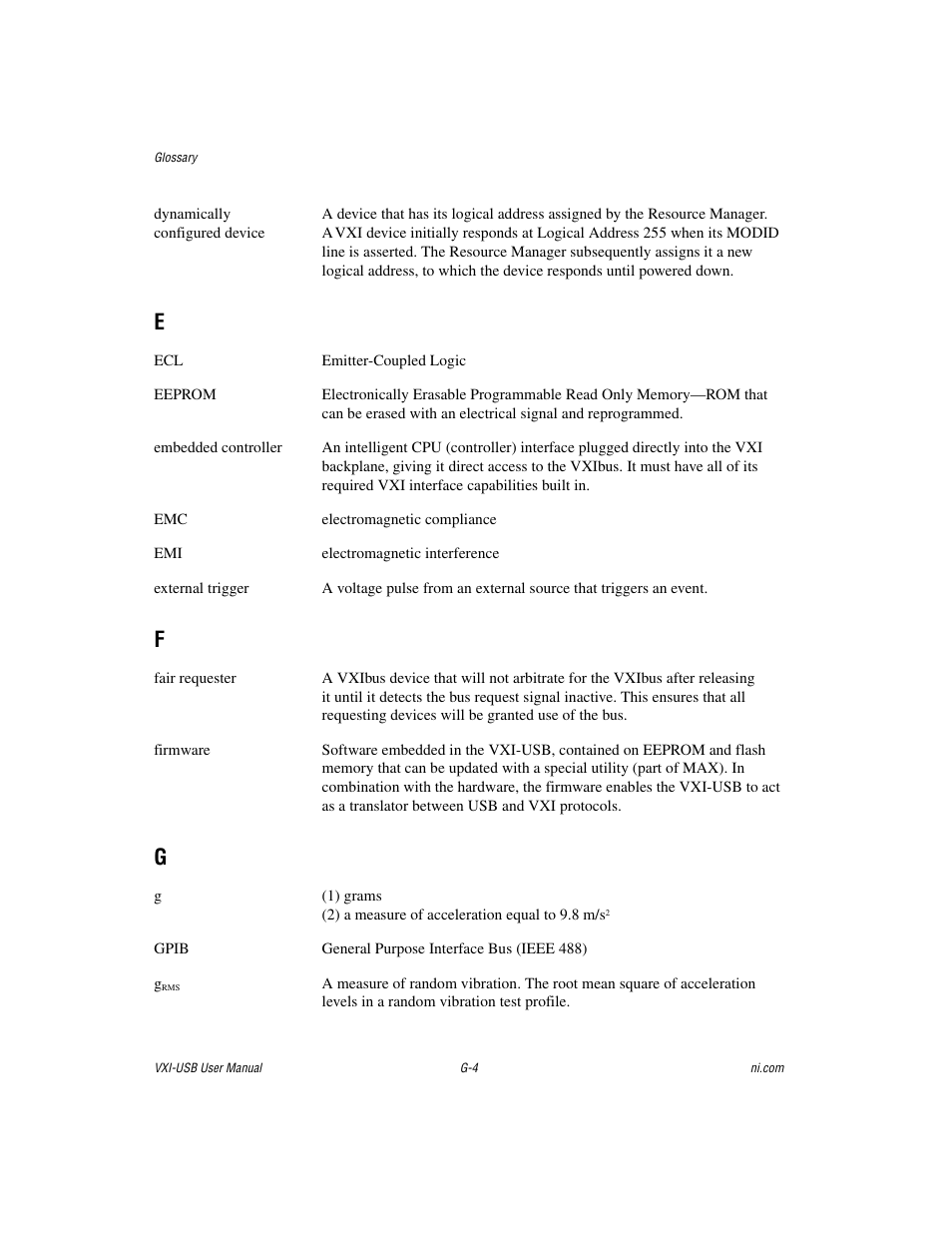 National Instruments VXI-USB User Manual | Page 52 / 61