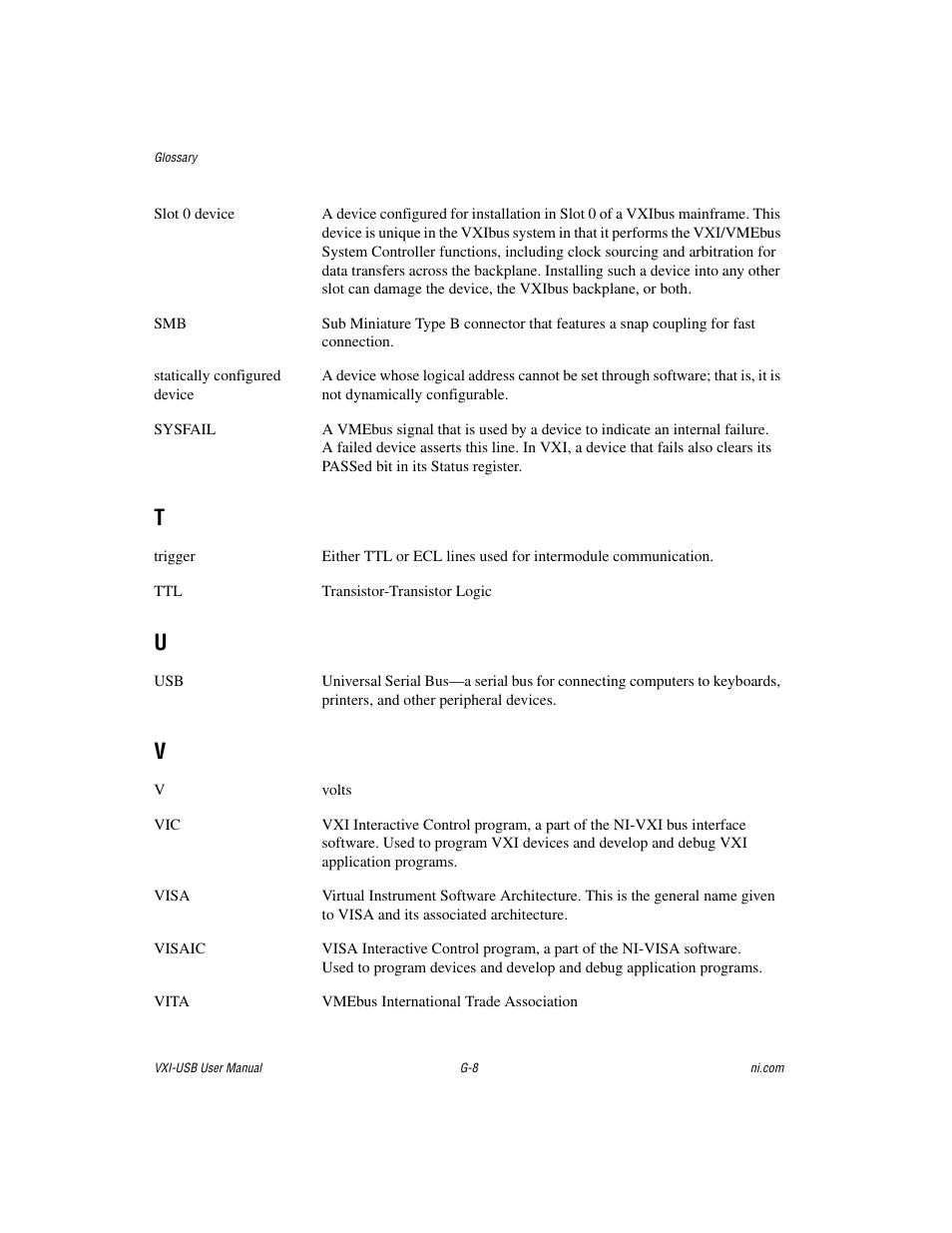 National Instruments VXI-USB User Manual | Page 56 / 61