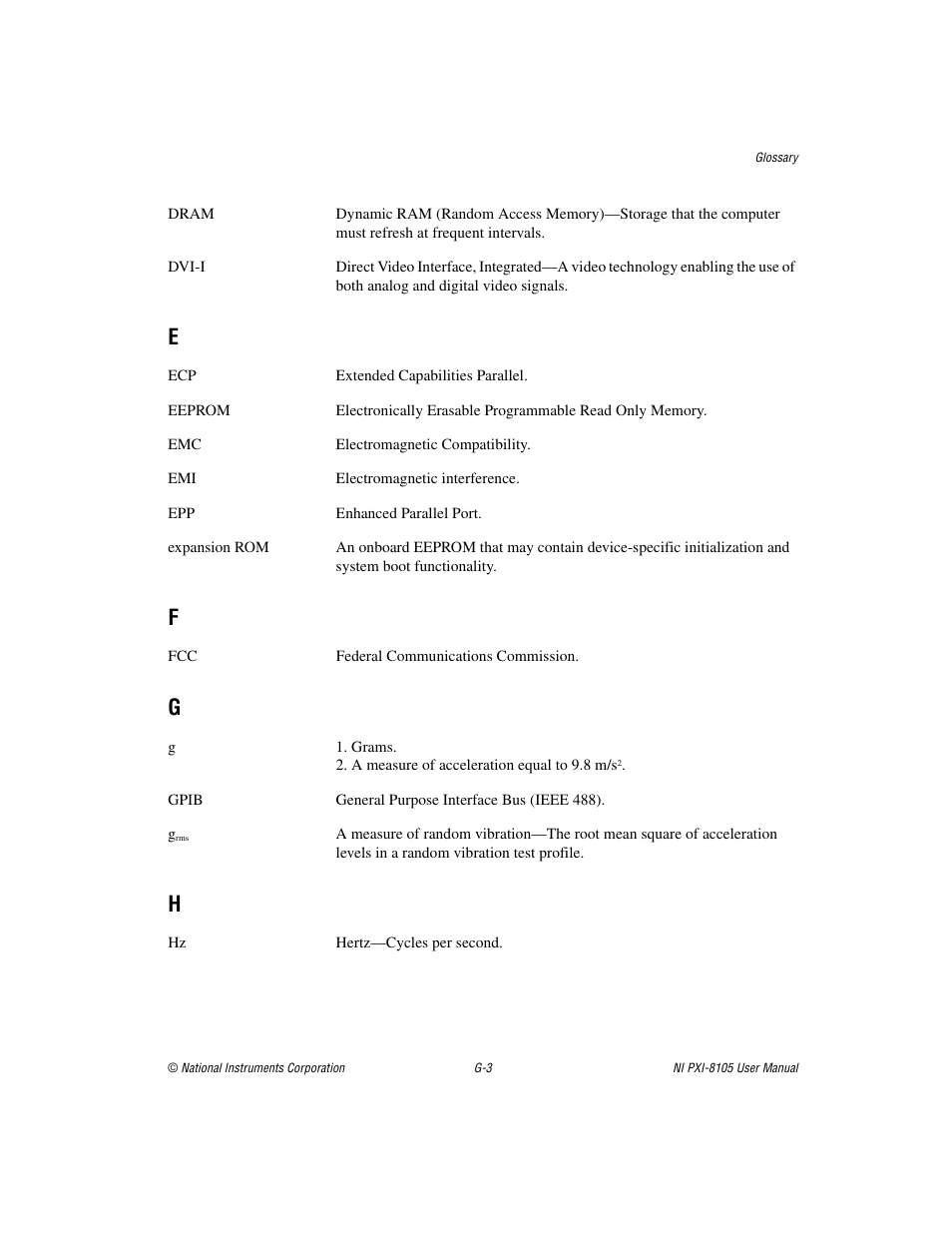 National Instruments PXI NI PXI-8105 User Manual | Page 64 / 73