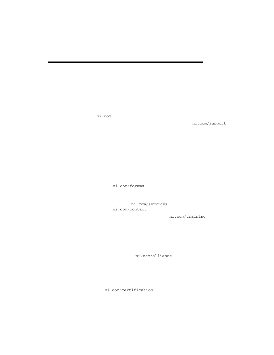 Technical support and professional services | National Instruments NI PCI-8254R User Manual | Page 37 / 45