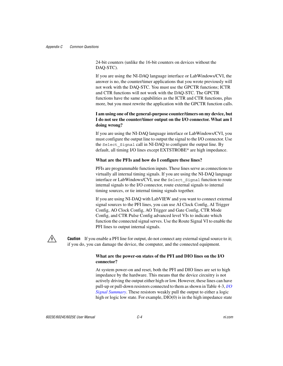 National Instruments 6023E User Manual | Page 110 / 136