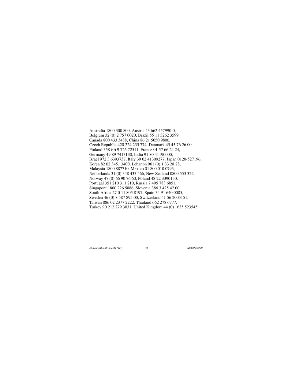 National Instruments NI 9229 User Manual | Page 33 / 34