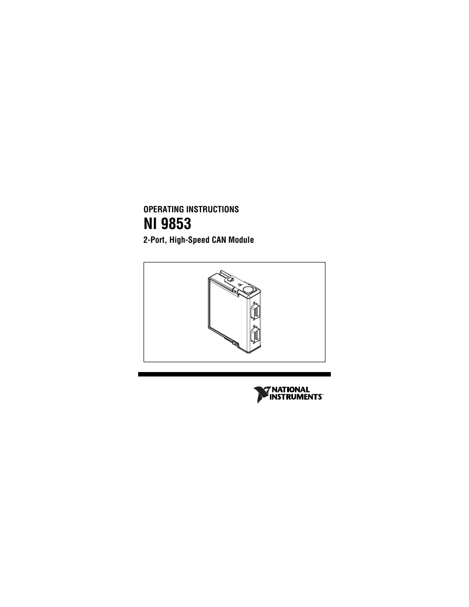 National Instruments NI 9853 User Manual | 28 pages