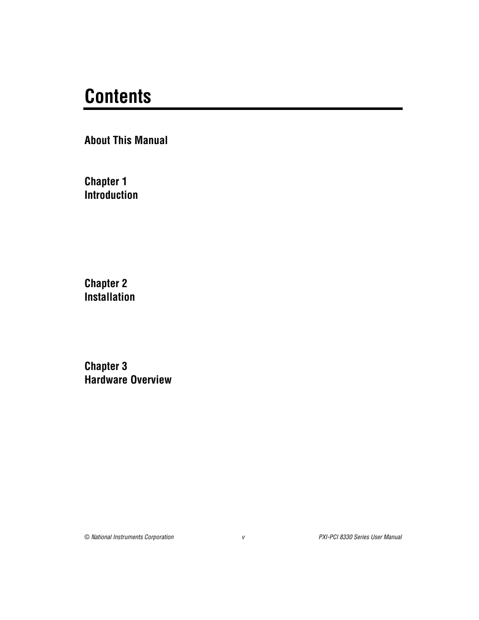 National Instruments PXI-PCI 8330 Series User Manual | Page 5 / 30