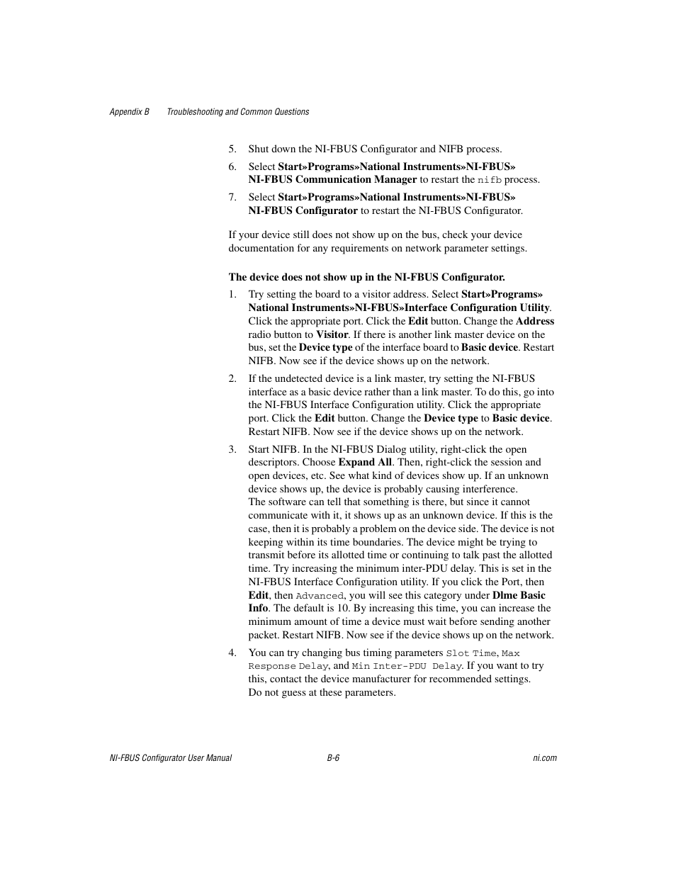 National Instruments NI-FBUS User Manual | Page 115 / 157