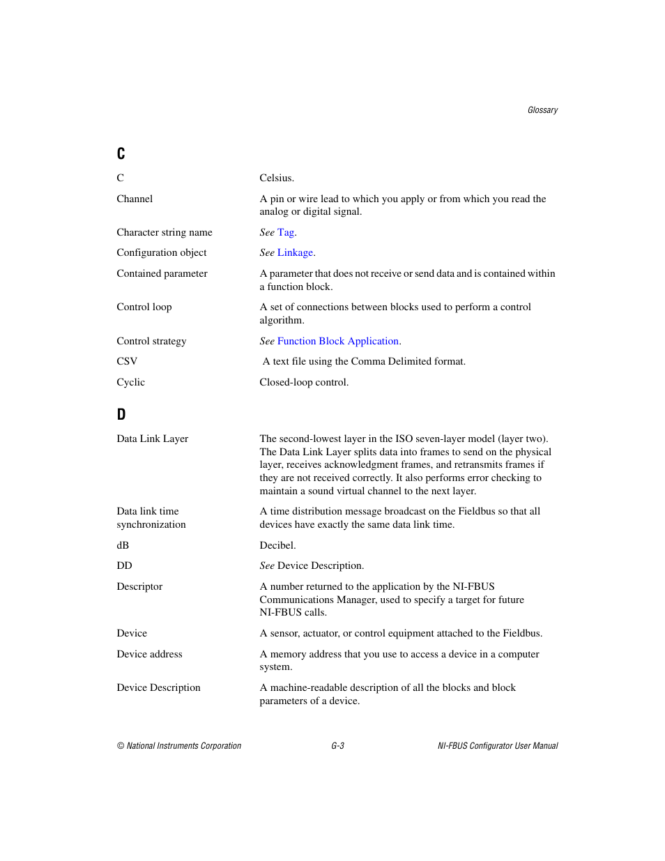 National Instruments NI-FBUS User Manual | Page 139 / 157