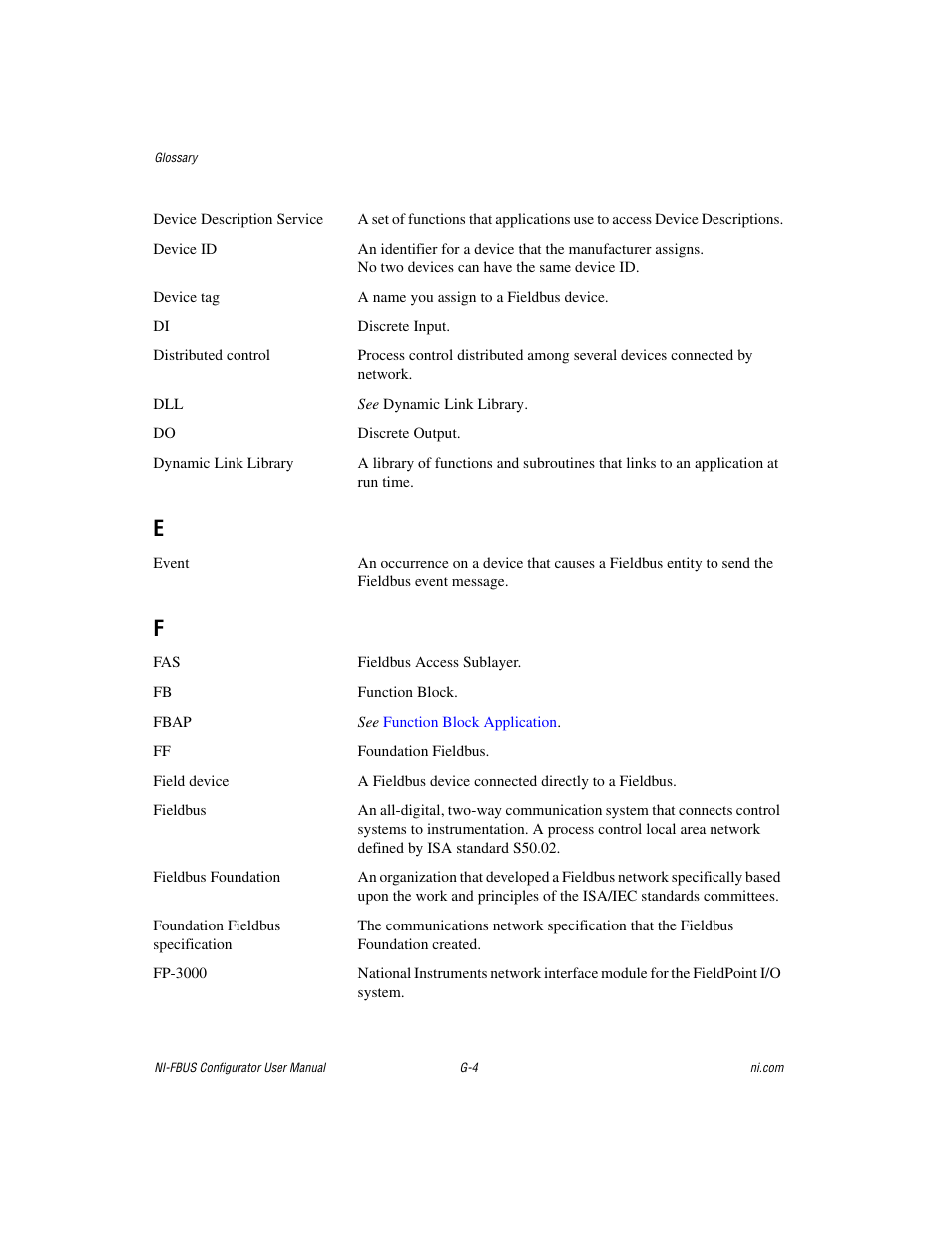 National Instruments NI-FBUS User Manual | Page 140 / 157