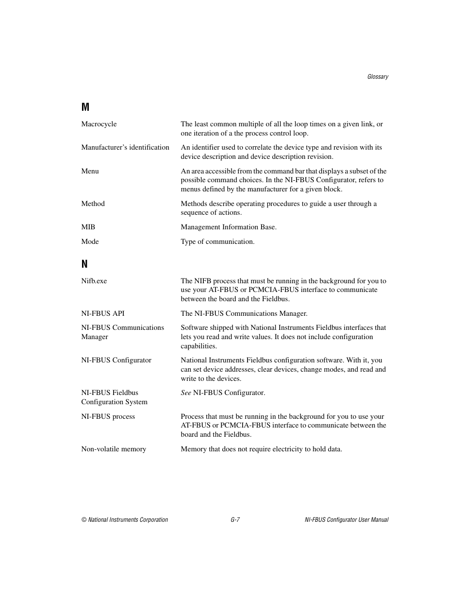 National Instruments NI-FBUS User Manual | Page 143 / 157