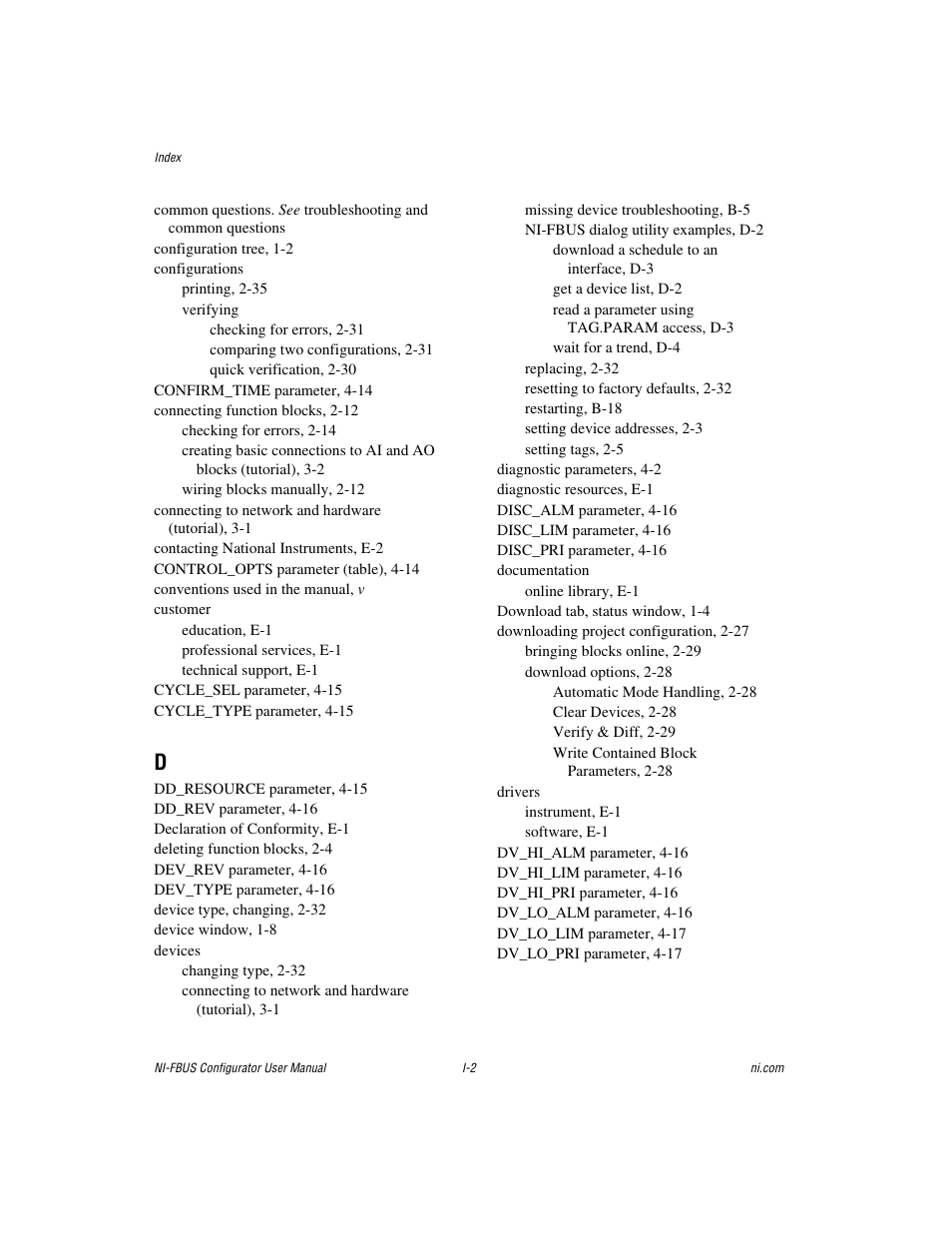National Instruments NI-FBUS User Manual | Page 149 / 157