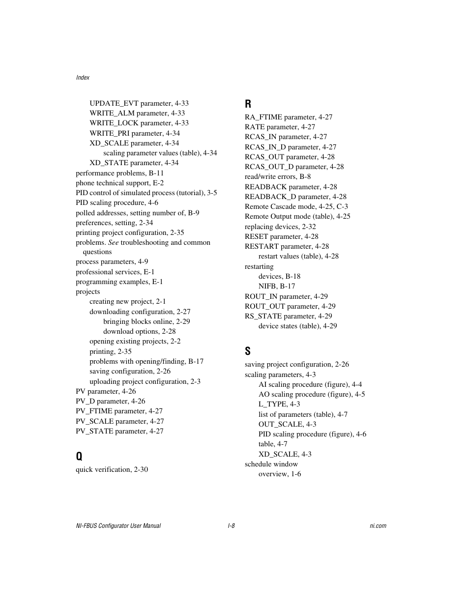 National Instruments NI-FBUS User Manual | Page 155 / 157