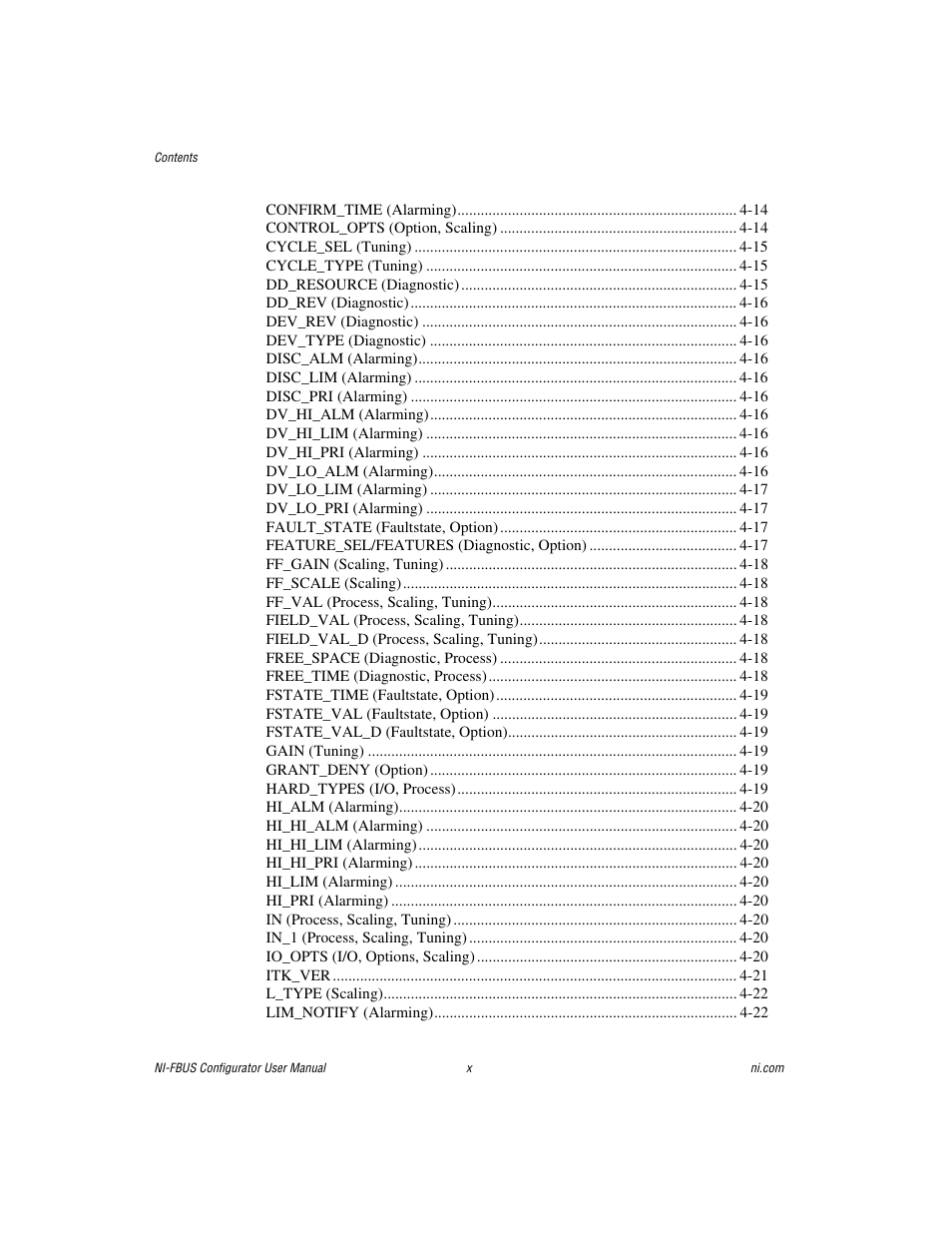 National Instruments NI-FBUS User Manual | Page 9 / 157
