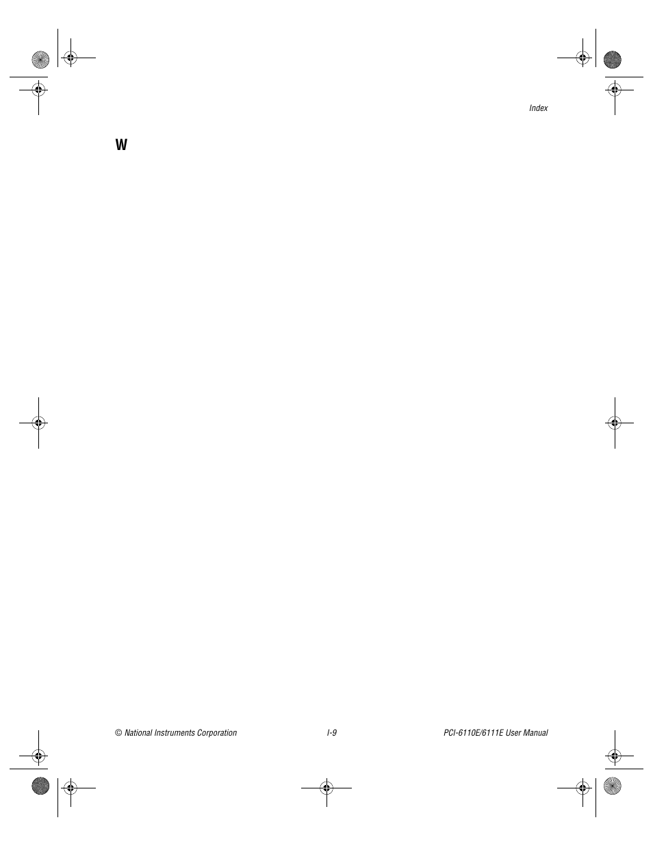 National Instruments PCI-6110E/6111E User Manual | Page 113 / 113
